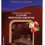 Шоколад чорний БЕЗ ДОДАВАННЯ ЦУКРУ з цільним фундуком Magnetic 100г