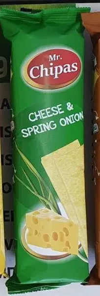 Чіпси з сиром та зеленою цибулею Mr.Chipas 75г Латвія