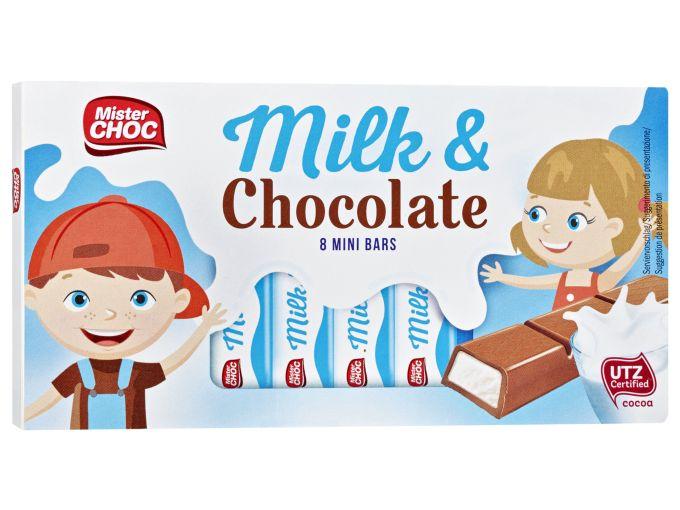 Шоколад молочний з молочною начинкою Mister Choc Milch&Schokolade 100г Німеччина