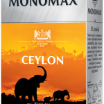 Чай цейлонський чорний байховий листовий Monomax Ceylon 80г Україна