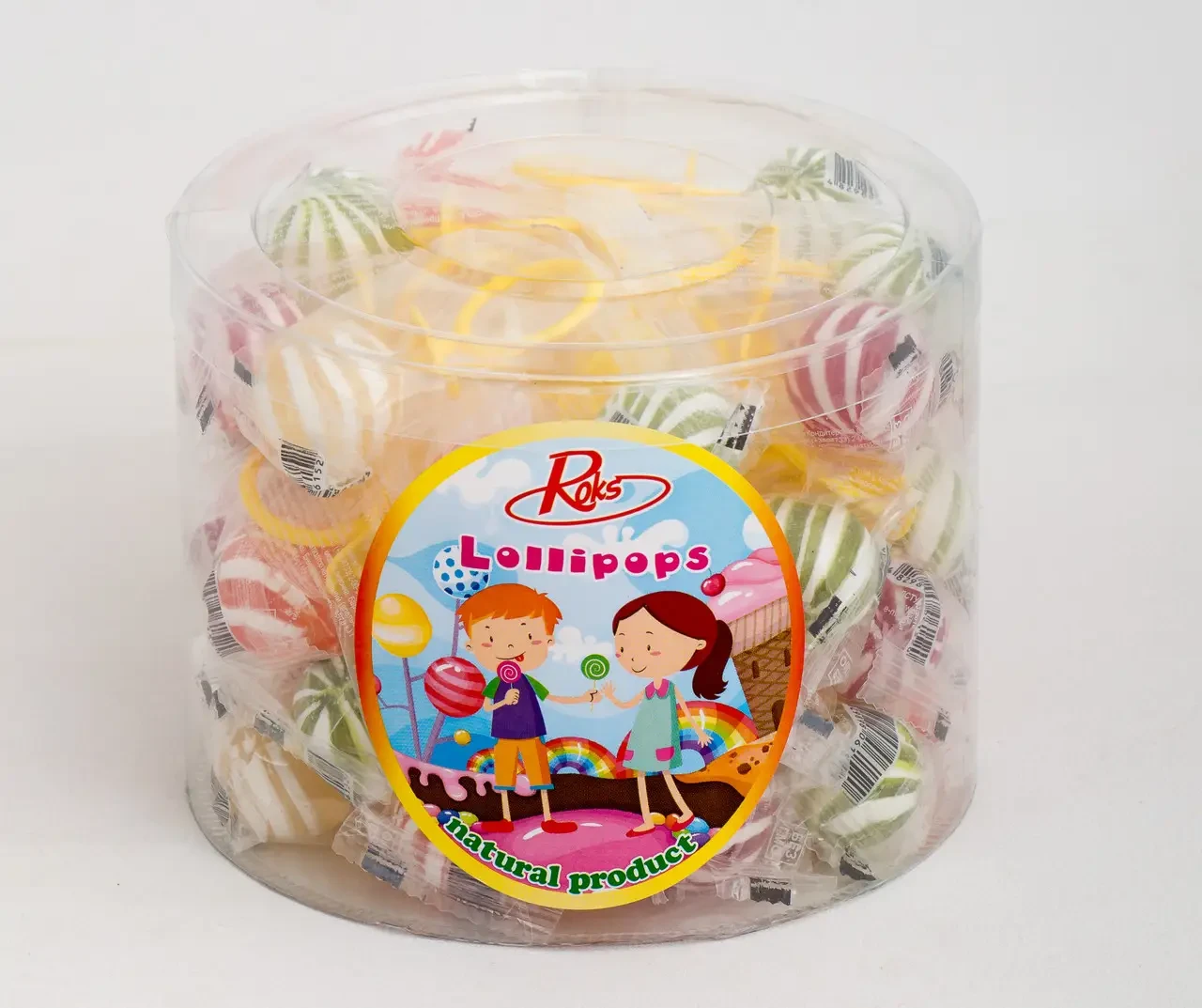 Карамель льодяникова Соска Roks Lollipops 480г