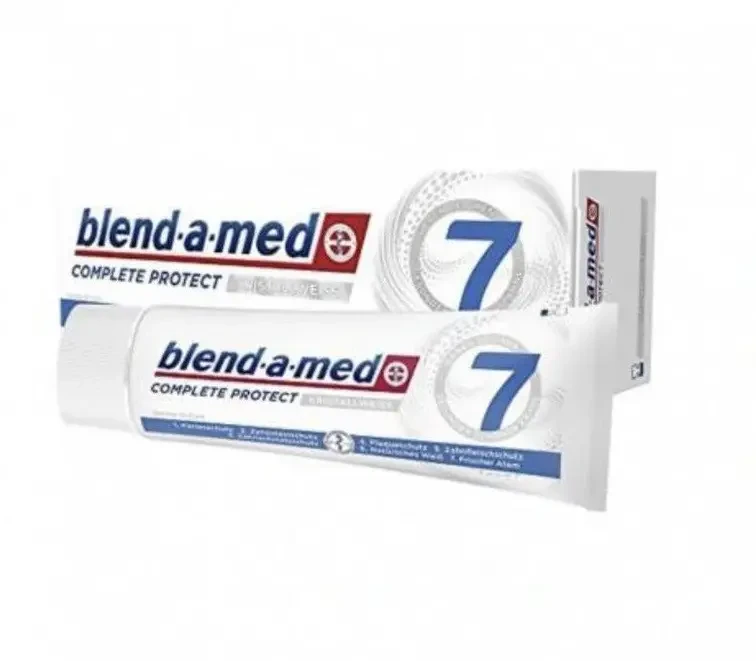 Зубна паста Blend-a-med Complete Protect 7 Crystal White 75мл Італія