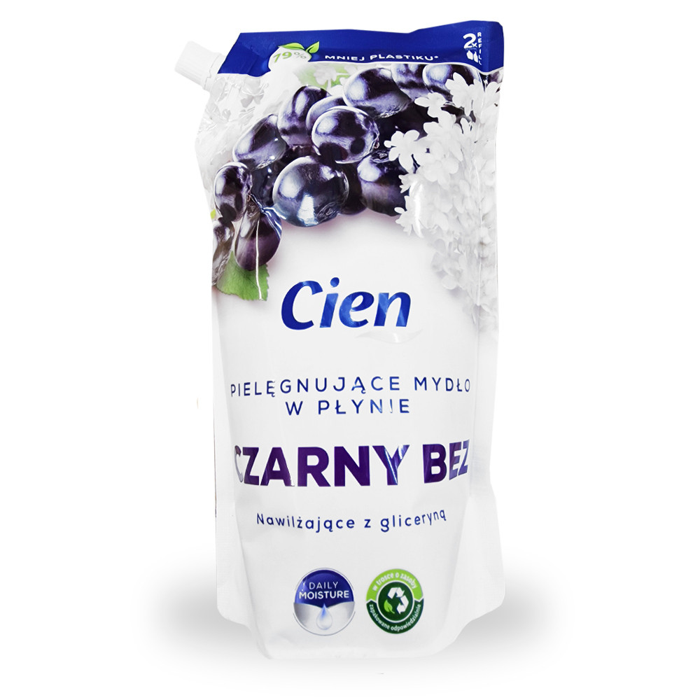 Рідке мило з ароматом бузини та гліцерином Cien Czarny Bez 1л Польща