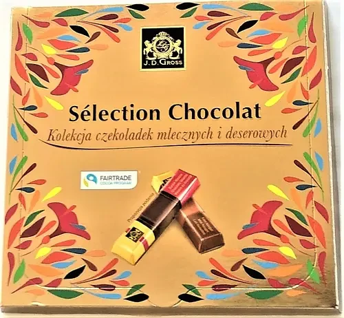 Колекційний набір десертних шоколадних цукерок J.D.Gross Selection Chocolat Deserowych 200 г Польща