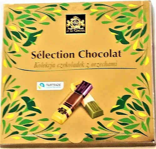 Колекційний набір шоколаду з горішками J.D.Gross Selection Chocolat z Orzechami 200г Польща