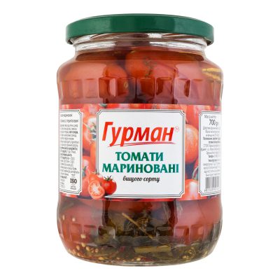 Томати мариновані Гурма 1000 г Україна