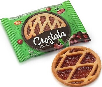 Пиріг пісочний з вишневим джемом Biscuit Chocolate 50г Україна