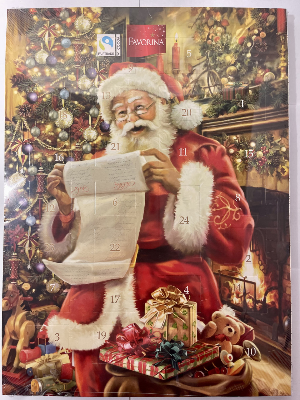 Адвент шоколадний шоколадний Favorina 75г Німеччина