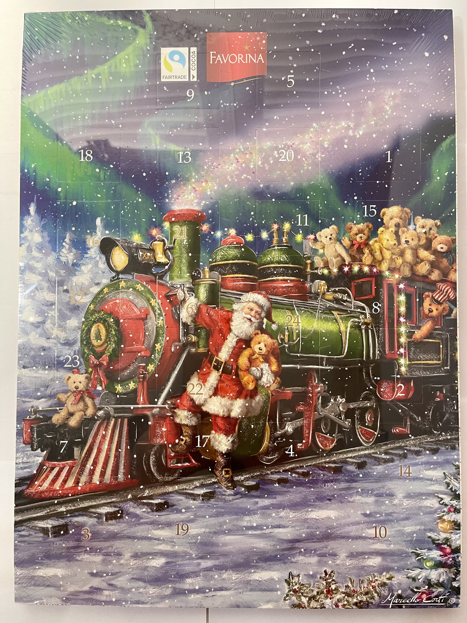 Адвент-календар шоколадний Favorina 75 г Німеччина