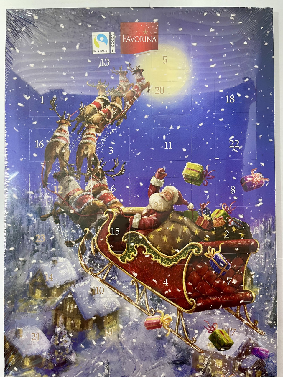 Адвент-календар шоколадний Favorina 75 г Німеччина