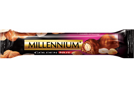 Шоколад чорний З начинкою та цілим Millennium Hazelnuts Dark chocolate 40г Україна
