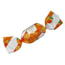 Карамель зі смаком апельсина Bayan Sulu 1кг Казахстан