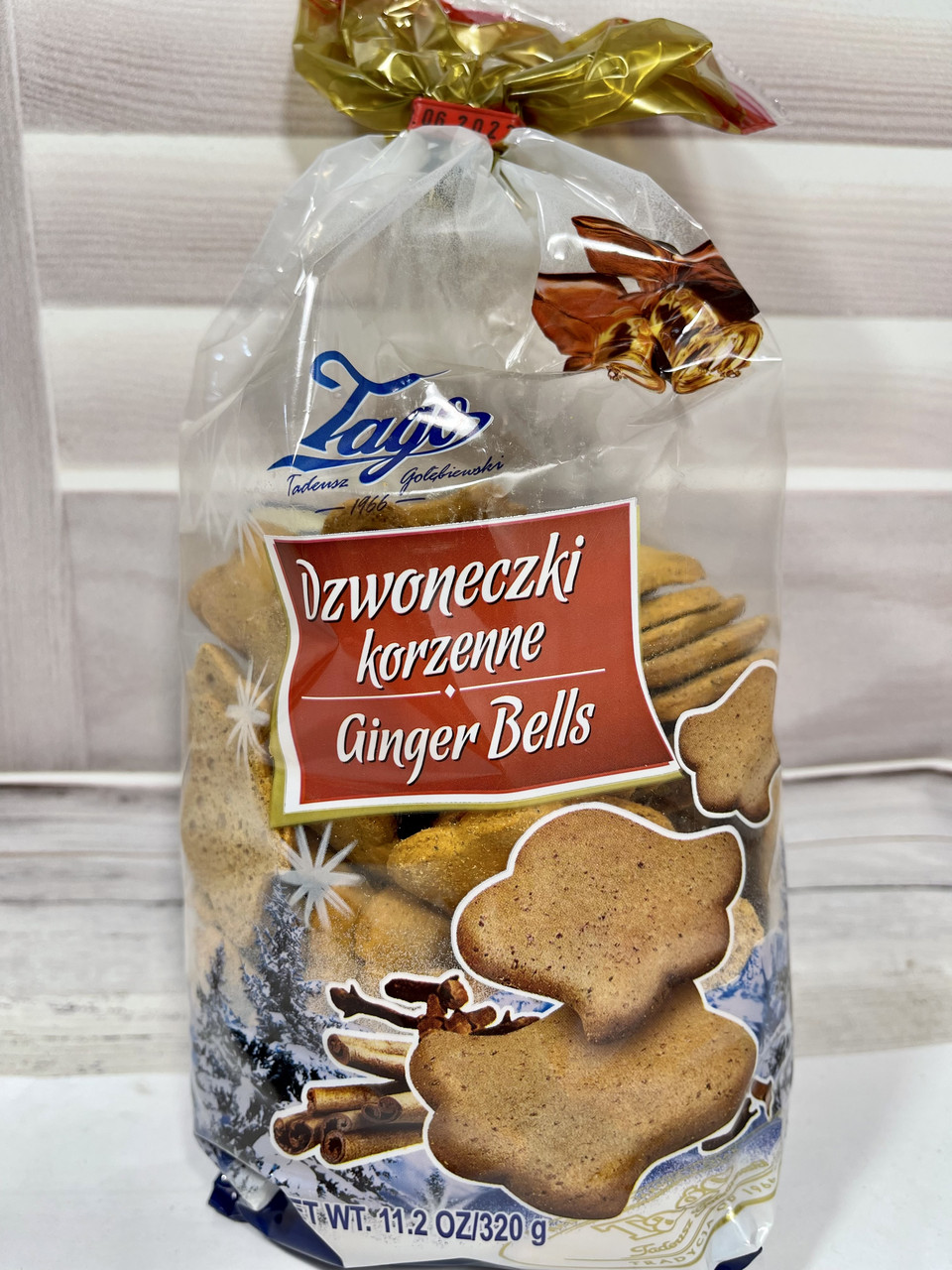 Печиво пряне Дзвіночки Різдвяні Tago Dzwoneczki korzenne 320 г Польща