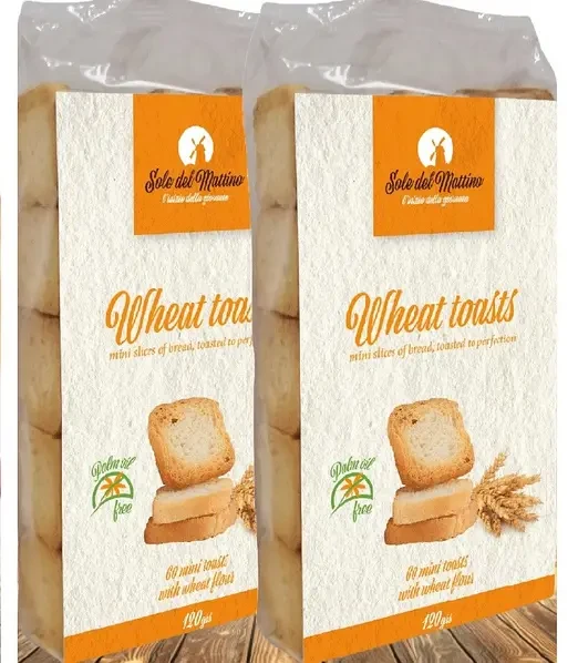 Міні-тости пшеничні Sole del Mattino 120г Португалія