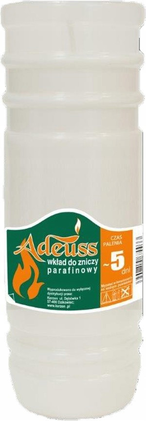 Свічка парафінова 5 днів горіння (120 год) Adeuss Польща