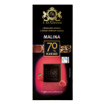 Шоколад темний із малиною 70% какао J.D. Gross Czekolada Gorzka Malina 125г Німеччина