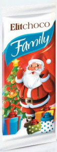 Шоколад молочний Family Різдво Польща 80 г