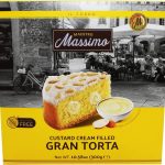 Торт із ванільним кремом Maestro Massimo Gran Torta 300г Італія