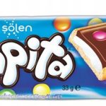 Печиво в молочному шоколаді з кокосовим кремом та драже Pragee Papita 33г Туреччина