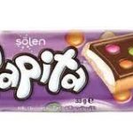 Печиво в молочному шоколаді з молочним кремом та драже Pragee Papita 33г Туреччина