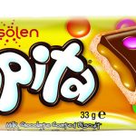 Печиво в молочному шоколаді з карамеллю та драже Pragee Papita 33г Туреччина