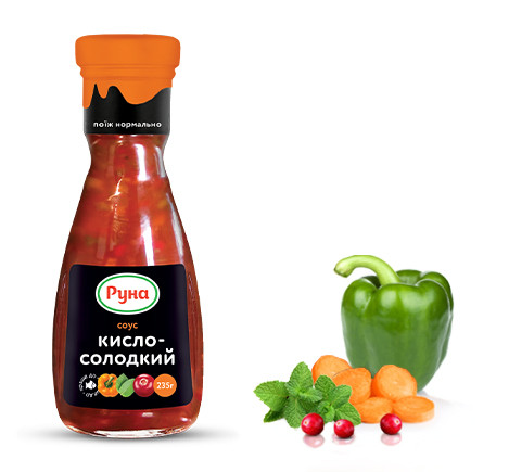 Соус Кисло-солодкий Руна 235 г Україна