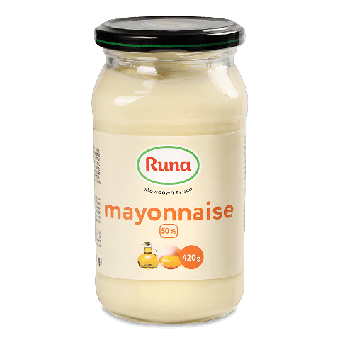 Майонез преміумкласу Руна 50% 420г