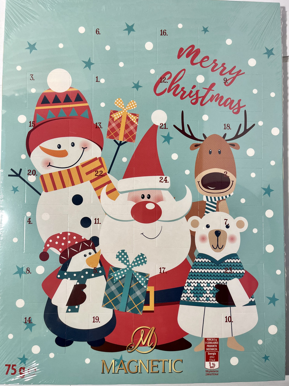 Шоколадний адвент-календар Magnetic Польща 75г