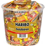 Желейні цукерки Золоті мінімішки Haribo Goldbaren (фруктовий мікс) 1000 г (100 шт.х10г) Німеччина