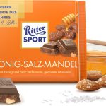 Шоколад Ritter sport HONIG-SALZ-MANDEL (з медом-солю-мінделем) Німеччина 100 г