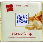 Шоколад білий хрусткий із крипсами Ritter sport WEISS+CRISP Німеччина 100 г