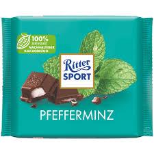 Шоколад Ritter Sport PFEFFERMINZ (М'ЯТНИЙ ЛІКЕР) Німеччина 100 г