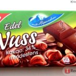 Шоколад молочний Edel Nuss (з цільним лісовим горіхом) Німеччина 200г