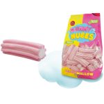 Зефір Маршмелоу БЕЗ ГЛЮТЕНА І ЛАКТОЗИ Gummy Nubes Marshmallow Jake Rayados Striped 500 г Іспанія
