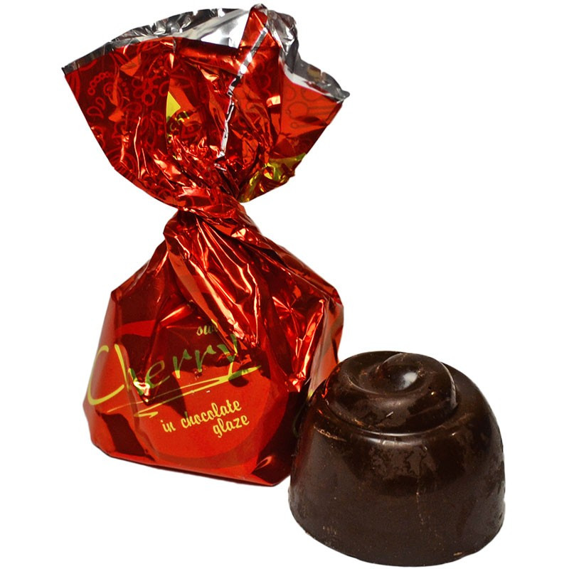 Шоколадные конфеты Вишня в ликере Житомирські ласощі 1 кг