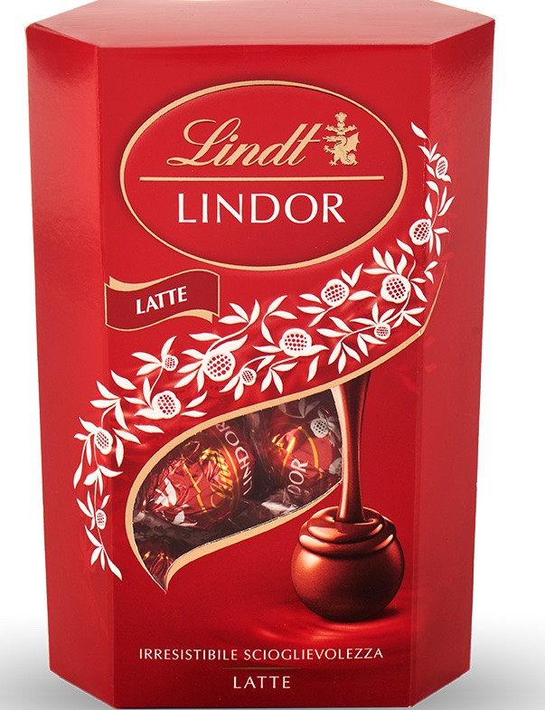 Цукерки шоколадні з молочною помадкою Lindt Lindor Lait 237г Швейцарія