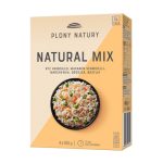 Крупа (каша) рис PLONY NATURY МІКС (мал, зелений горошок, морква, базилік (4х100 г) Польща 400Г