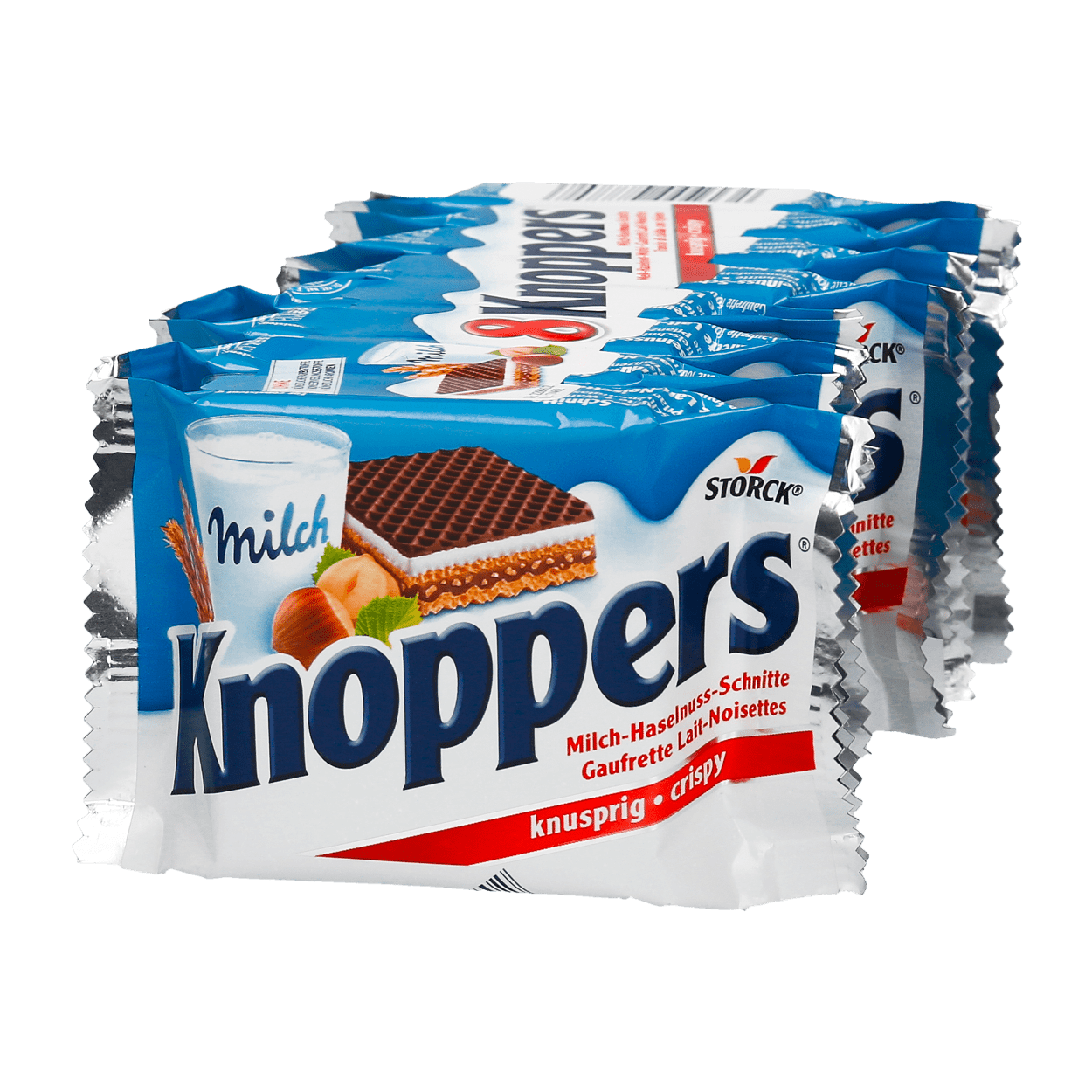 Вафлі молочні з лісовим горіхом Knoppers Milch (5x25г) 125г Німеччина