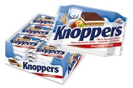 Вафлі молочні з лісовим горіхом Knoppers Milch 25 г Німеччина