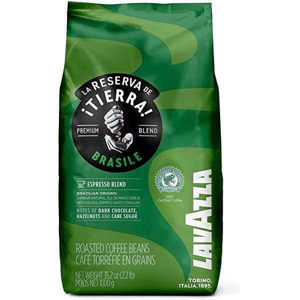 Кофе в зернах LavAzza Itierra espresso blend notes of dark chocolate hazernuts and cane sugar 1кг Италия