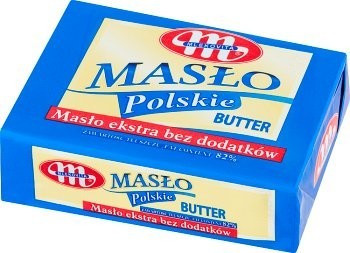 Олія вершкове 82% Mlekovita Maslo Ekstra bez Dodatkow 200 г Польща