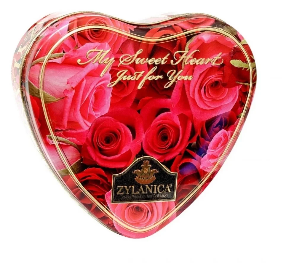 Чай цейлонський чорний байховий з пелюстками троянди Zylanica 100 г Шрі Ланка