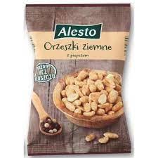 Арахіс смажений без жиру з перцем Alesto Orzeszki ziemne 150г