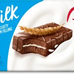 Бісквітне шоколадне тістечко з молочним кремом Balconi Mix Milk (10х35г) 350г Італія