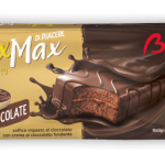 Бісквітне шоколадне тістечко з шоколадним кремом у чорному шоколаді Balconi Mix Max (10х32г) 320г Італія