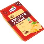 Сир у пластинках Mlekpol Krolewski z kolna 400 г Польща