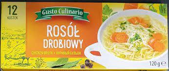 Бульйонні кубики курячі Gusto Culinario Rosol 12 кубиків 120 г Польща