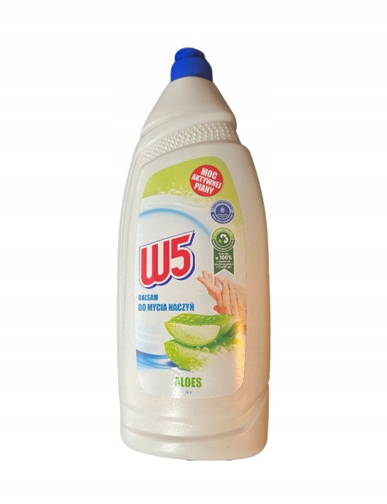 Бальзам для миття посуду W5 Aloes 850мол Польща