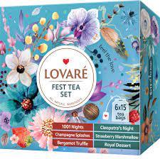 Чай колекційний "6 смаків" Lovare Fest Tea Set (6 х 15шт) 157,5г