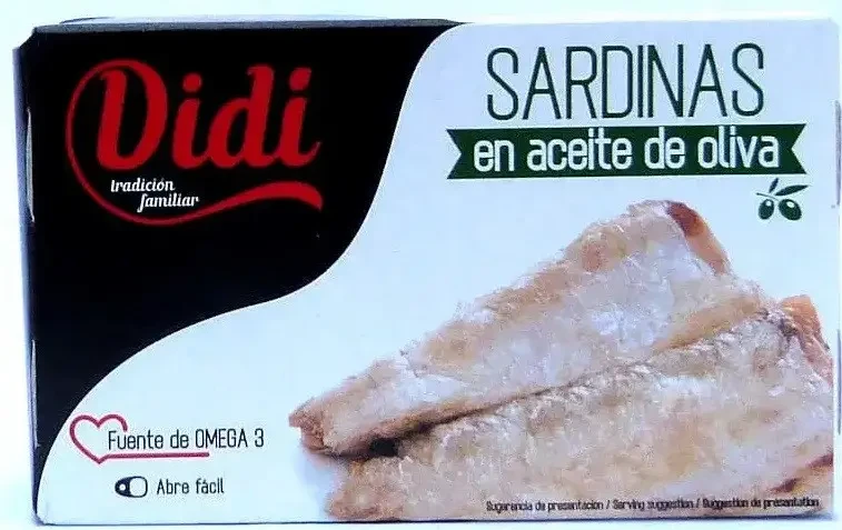 Сардини в оливковій олії Didi Sardinas en Aceite de Oliva 117г Іспанія